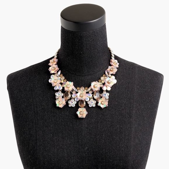 J Crew Flower Statement Necklace | Poshmark